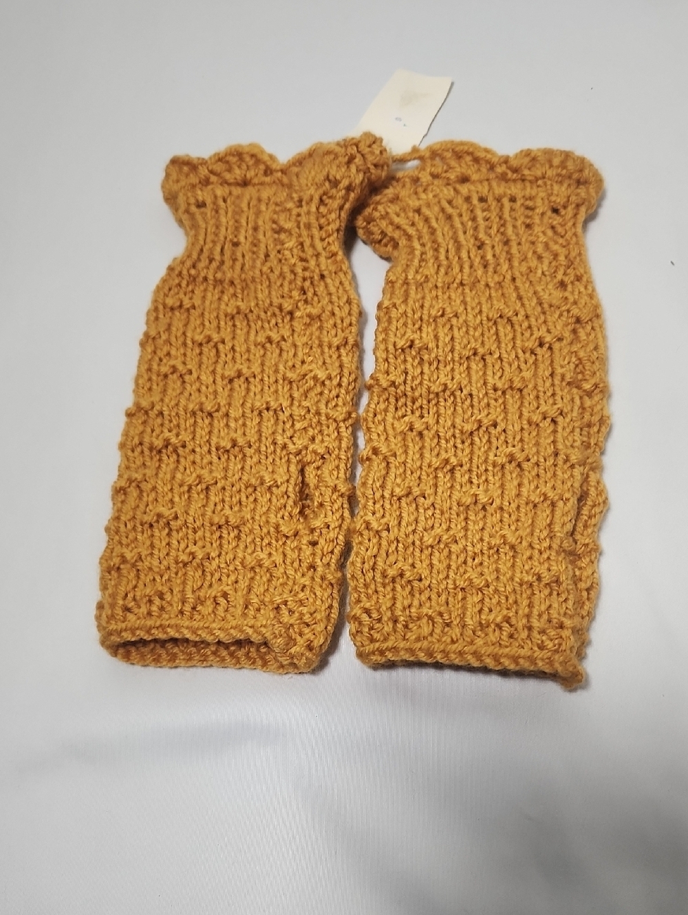 Mustard Knit Fingerless Gloves - Women Accessories